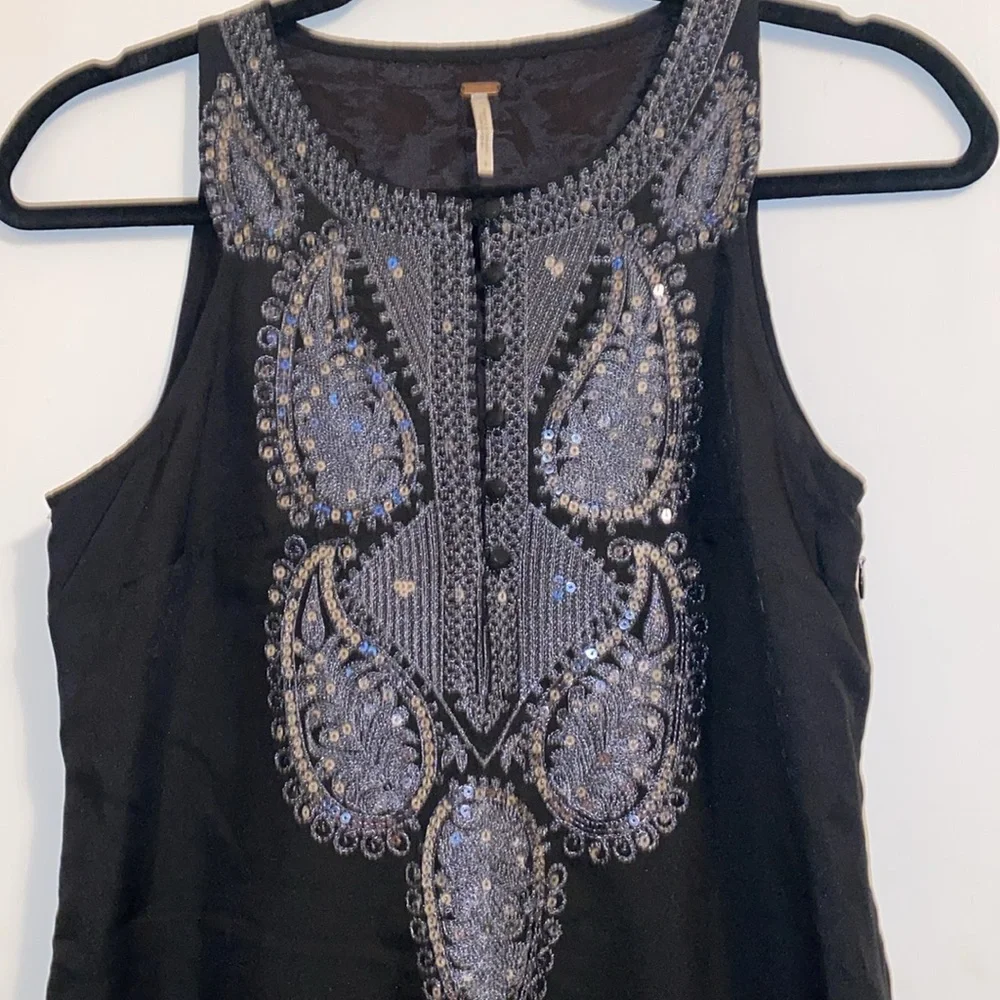 Free People Embroidered dress